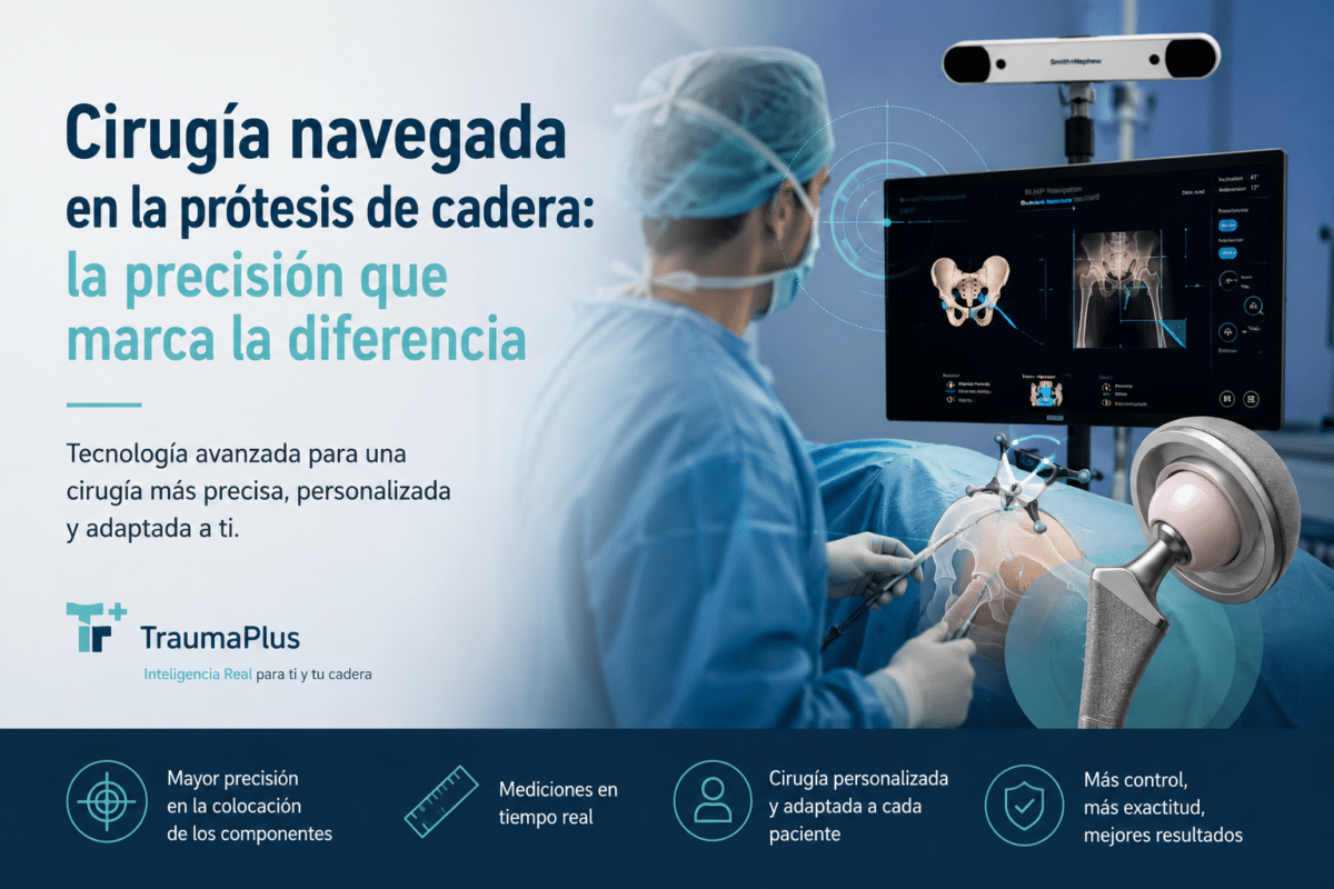 Cirugía navegada en la prótesis de cadera: máxima precisión con RI.HIP Navigation | TraumaPlus